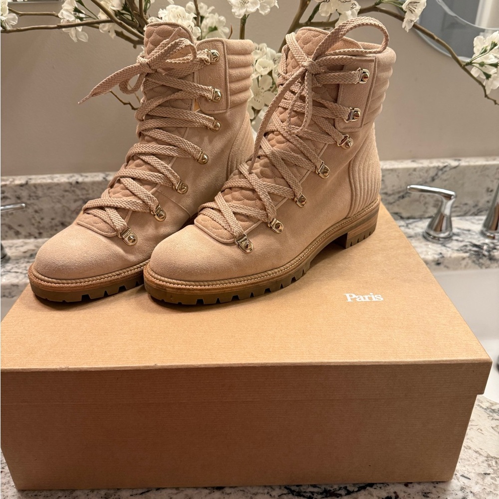 Christian Louboutin Combat Boots